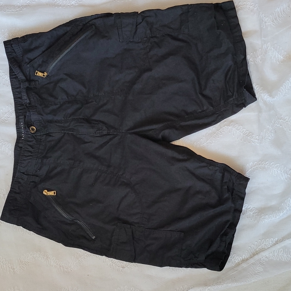 Sean John Black Cargo Shorts Men's Size 40